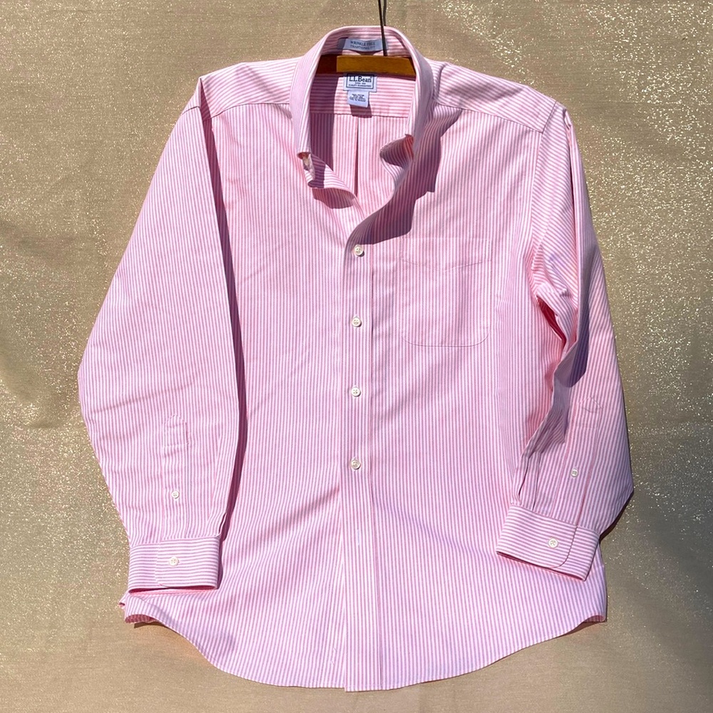 LL Bean classic stripe shirt